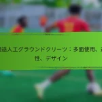 多用途人工グラウンドクリーツ：多面使用、適応性、デザイン